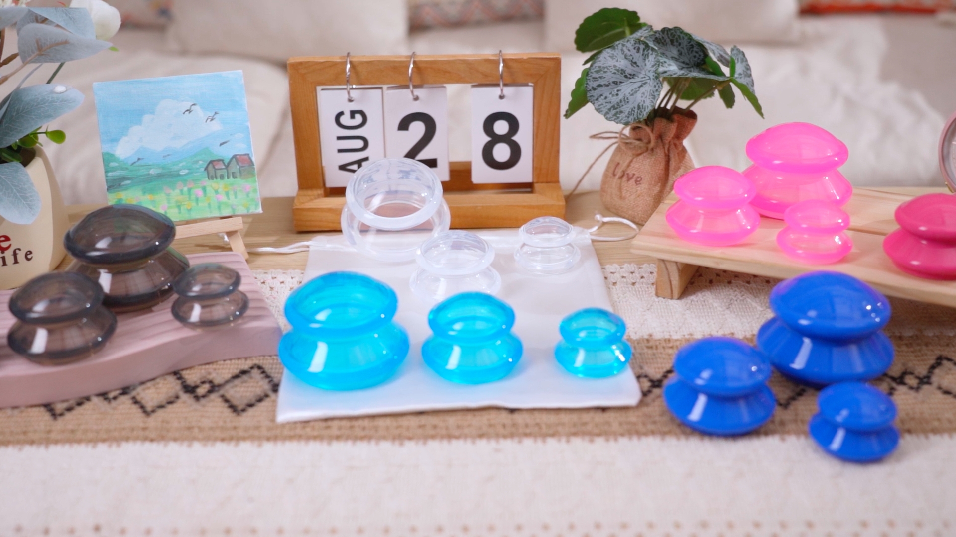 Amazon.com: TrelaCo 6 Pcs Cupping Kit for Massage Therapy 3 Sizes